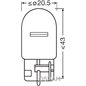 Bec Incandescent Bec Lumina Zi W21W Osram