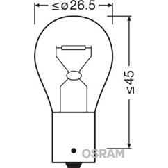 Bec Lampa Frana PY21W Osram