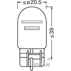 Bec Semnalizator W21/5W Osram