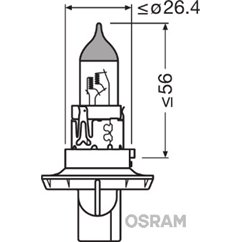 Bec Far Faza Lunga H13 Osram