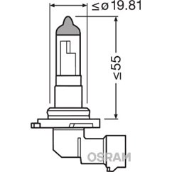 Bec Proiector Ceata H10 Osram