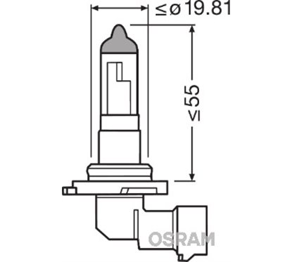 Bec Proiector Ceata H10 Osram