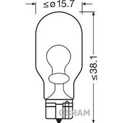 Bec Lampa Frana W16W Osram