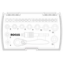 Set scule ROOKS OK-01.0028 