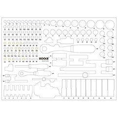 Trusa de scule ROOKS OK-01.3136 