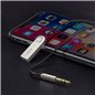 Adaptor Bluetooth Auxiliar Jack - Baseus Wireless Audio BA01 (CABA01-01) - Black