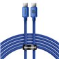 Cablu de Date Type-C la Type-C 100W, 1.2m - Baseus Crystal Shine (CAJY000603) - Blue