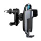 Suport Auto cu Incarcare Wireless 15W - Baseus (WXHW02-01) - Black