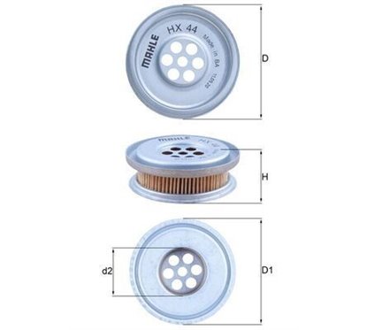 KNECHT HX 44 Filtru hidraulic, sistem directie