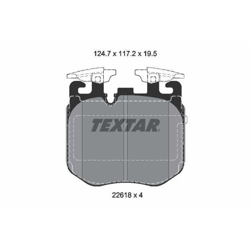 Placute Frana - TEXTAR 2261801 