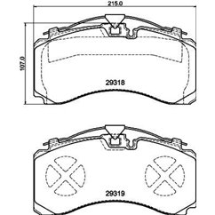 Placute Frana - TEXTAR 2931801 