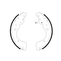 Set saboti frana 294 x 56 mm, fara maneta frana de mana - TEXTAR 91081800 