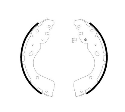 Set saboti frana 294 x 56 mm, fara maneta frana de mana - TEXTAR 91081800 