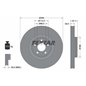 Disc Frana 349x34mm, 05/06x112, ventilat interior, acoperit (cu un strat protector), continut ridicat de carbon - TEXTAR 9228930