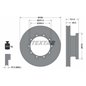 Disc Frana 430x45mm, 10/10x237, ventilat interior - TEXTAR 93088300 