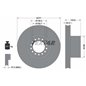 Disc Frana 377x44,9mm, 14/14x138, ventilat interior - TEXTAR 93101400 