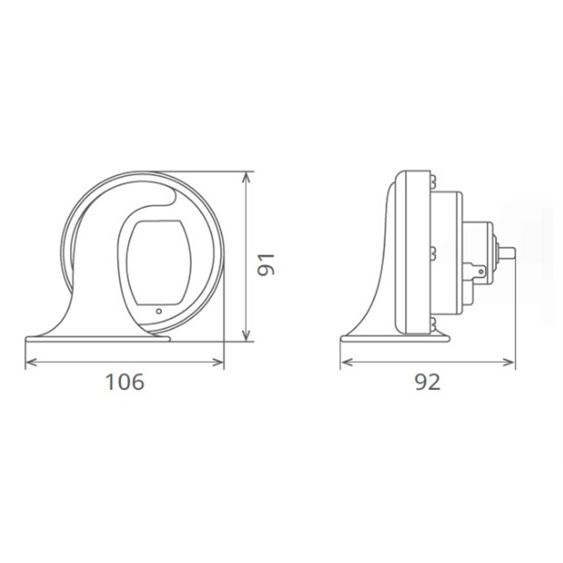 Claxon Electromagnetic 12V 6A Ton Jos