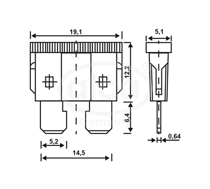 Sigurante Fuzibile Standard 25A Set 5 Buc