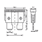 Sigurante Fuzibile Standard 25A Set 5 Buc