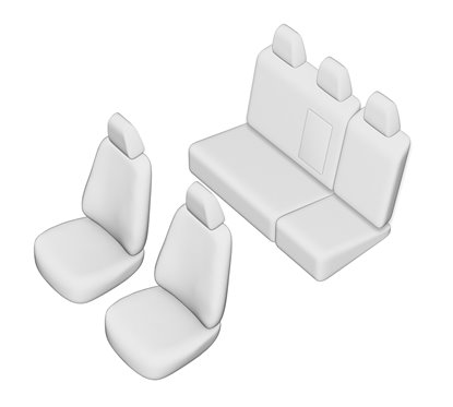 Set Huse Scaun Umbrella Pentru Seat Cordoba 2003-2009 (Bancheta Fractionata)