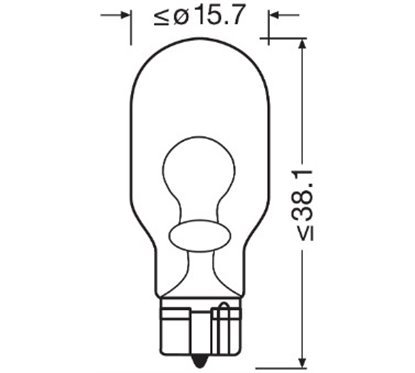 Set 2 Becuri 12V W16W Original Blister Osram