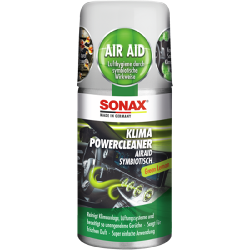 Spray Pentru Curatarea Instalatiei De Aer Conditionat - Lamaie Verde 100 Ml Sonax