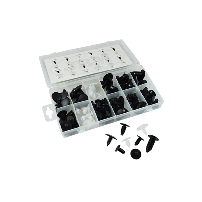 Trusa De Clips De Plastic - Universal 128 Pcs Jbm