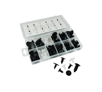 Trusa De Clips De Plastic - Universal 128 Pcs Jbm
