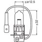 Bec 12V H3 55 W Original Blister 1 Buc Osram