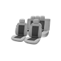 Set Huse Scaun Lux Gri Umb4