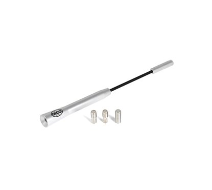 Antena Auto Exterior Cromata 16.5Cm Cu 3 Adaptoare (4-5-6Mm)