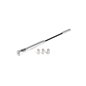 Antena Auto Exterior Cromata 16.5Cm Cu 3 Adaptoare (4-5-6Mm)