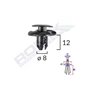 Clips Fixare Elemente Roata Pentru Honda/Mitsubishi 8X12Mm - Negru Set 10 Buc