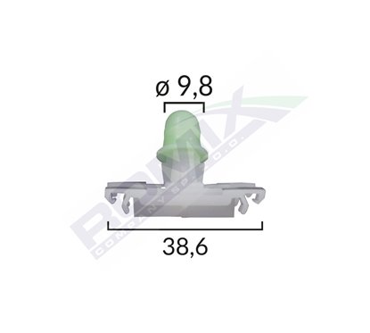 Clips Fixare Elemente Exterioare Pentru Vw - Alb Set 10 Buc