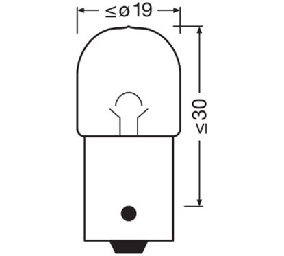 Set 2 Becuri 12V R5W Ultra Life Blister Osram