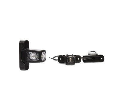 Lampa Gabarit Led 286 W62, 12V-24V, Pozitie Alb / Rosu / Portocaliu Was