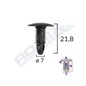 Clips Tapiterie Pentru Honda/Hyundai/Toyota 7X21.8Mm - Negru Set 10 Buc