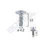 Surub Autoforant Din Zinc 4.2X13 Set 100 Buc