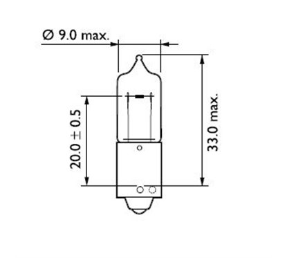 Bec Semnalizare Hy21W 12V Set 10 Buc Philips