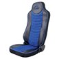 Set Huse Scaun Truck Umbrella Pentru Mercedes Actros Euro 5 1844 Mp2 Mp3 Mp4 Piele Ecologica Neagra + Velvet Albastru