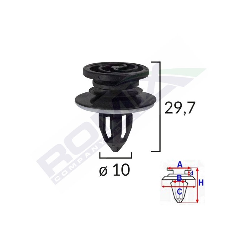 Clips Tapiterie Usi Pentru Audi A4 Set 10 Buc