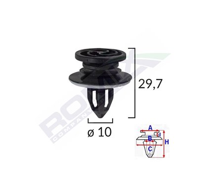 Clips Tapiterie Usi Pentru Audi A4 Set 10 Buc