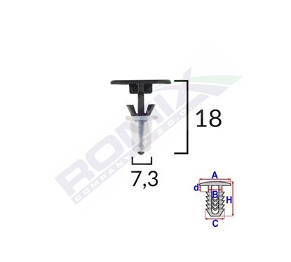 Clips Tapiterie Pentru Sharan/Alhambra Set 10 Buc