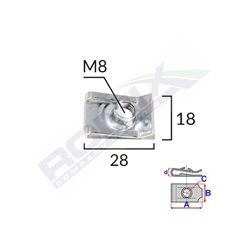 Clema Motocicletapentru Bmw Set 10 Buc