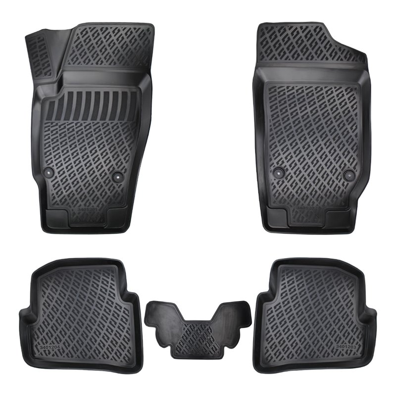 Set Covorase Auto Cauciuc Umbrella Pentru Vw Polo 6R V (Typ 6R / 6C / 61) 2009-2017