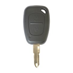 Carcasa Cheie Contact Pentru Renault Clio / Kangoo / Master / Modus / Trafic, 2 Butoane, Cu Cheie