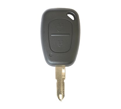 Carcasa Cheie Contact Pentru Renault Clio / Kangoo / Master / Modus / Trafic, 2 Butoane, Cu Cheie