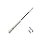 Antena Auto Exterior Cromata 15.8 Cm Cu 3 Adaptoare (4-5-6Mm)