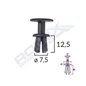 Clips Fixare Pentru Bmw/Skoda 7.5X12.5Mm - Negru Set 10 Buc