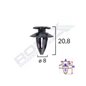 Clips Tapiterie Pentru Audi/Bmw/Seat/Vw 8X20.8Mm - Negru Set 10 Buc